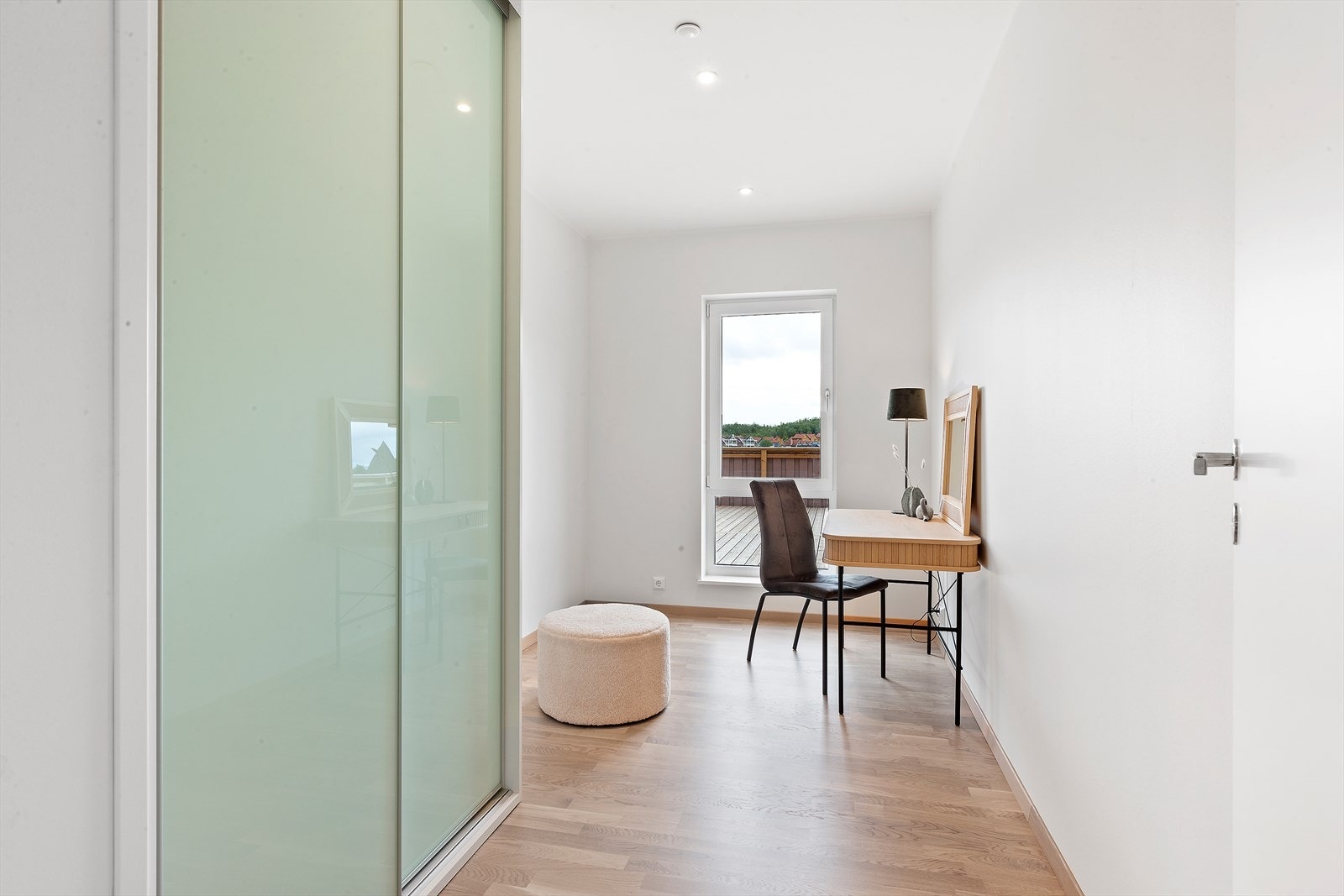 Soverom nr 3 er det minste rommet som også kan brukes som kontor. Galleribilde