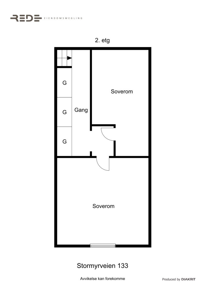 Plantegning i 2. etg. Galleribilde