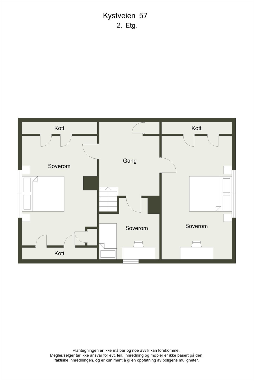 Planskisse 2D - 2.etasje Galleribilde