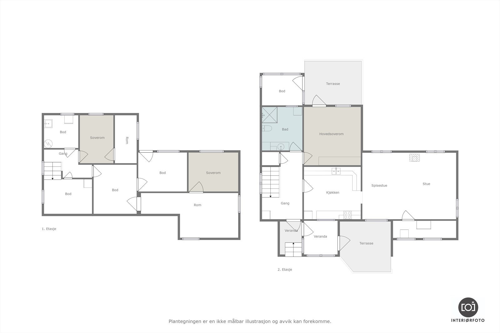 Plantegning Galleribilde