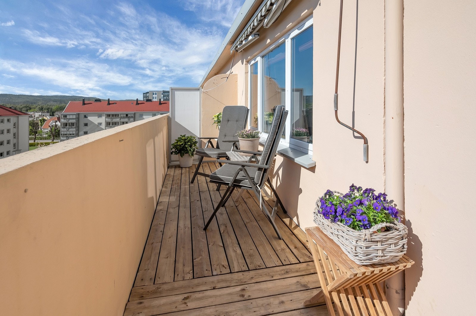 Her kan man virkelig nyte en varm sommerkveld. Galleribilde