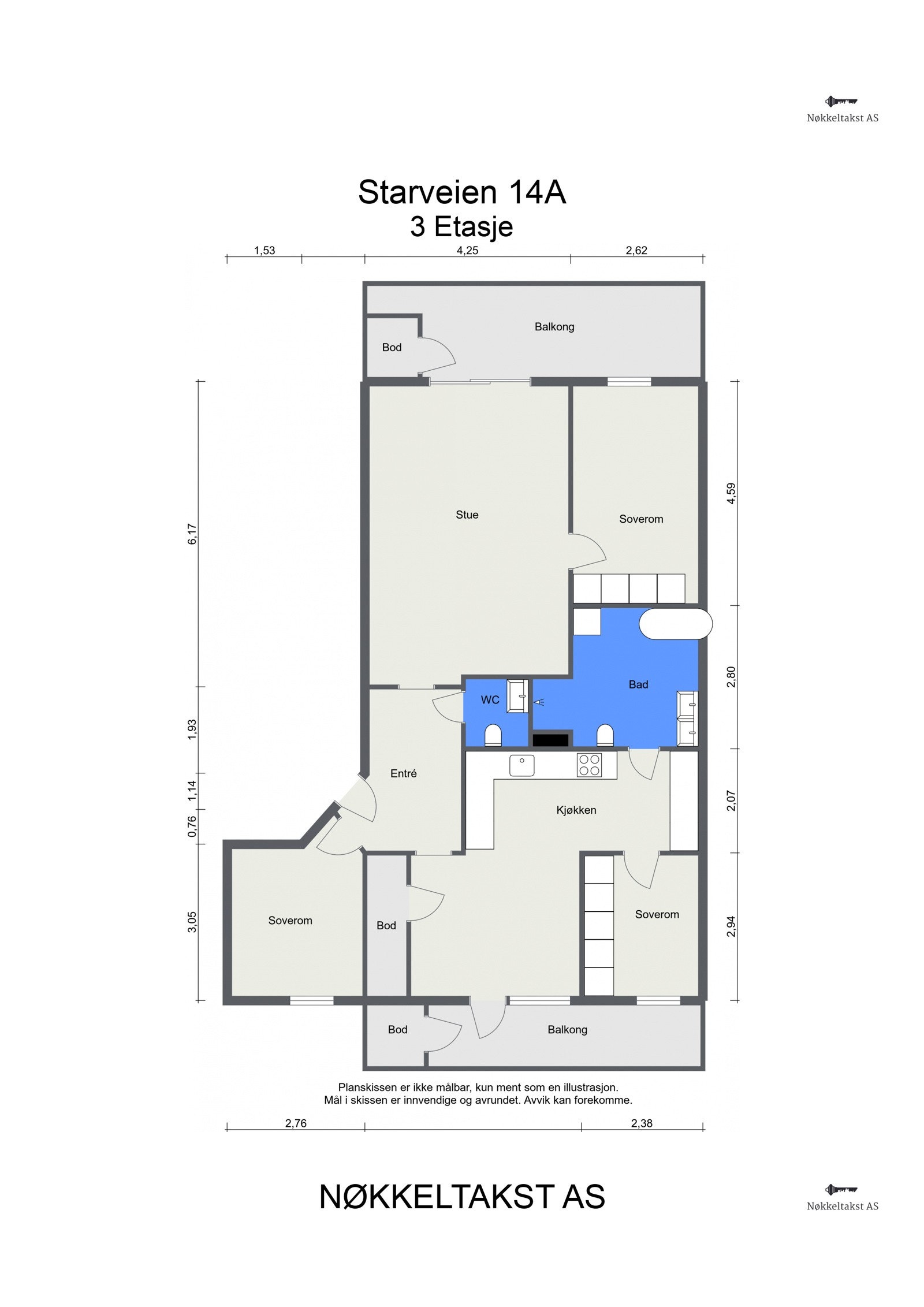 Plantegning Galleribilde