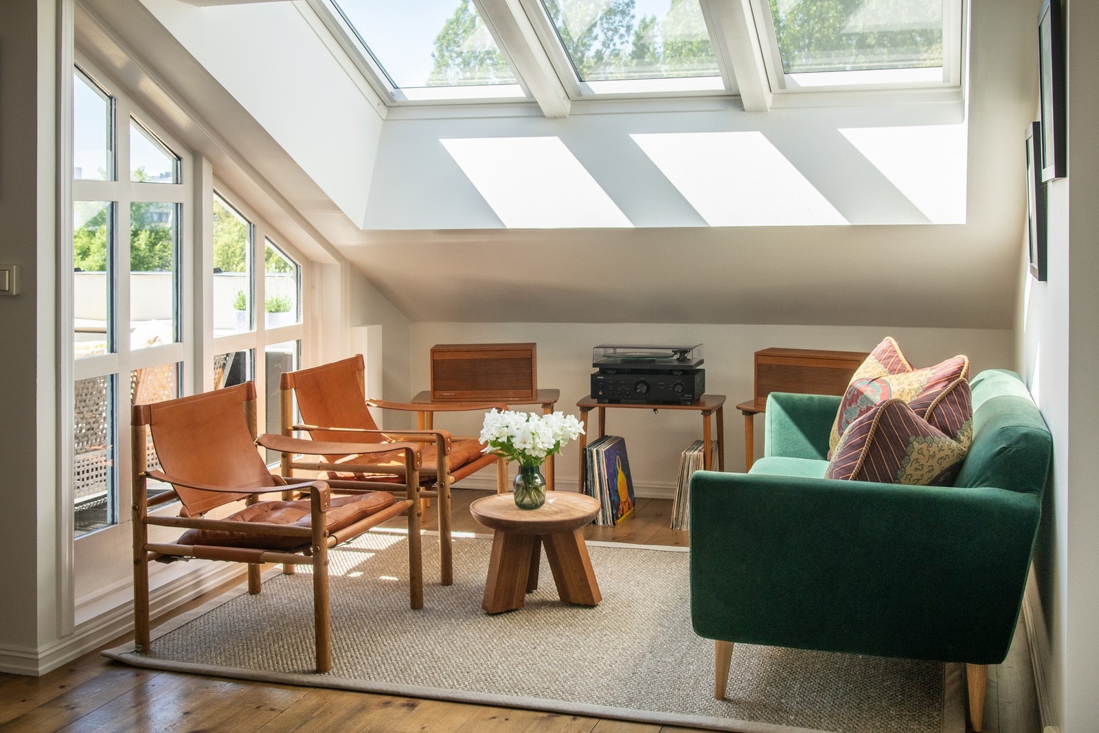 Leiligheten har gulvflate på 110m². Galleribilde