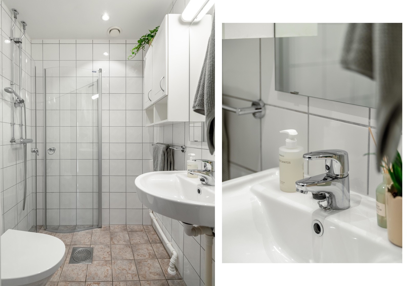 Badet har elektrisk gulvvarme. I 2005 ble badet rehabilitert i borettslagets regi. Galleribilde