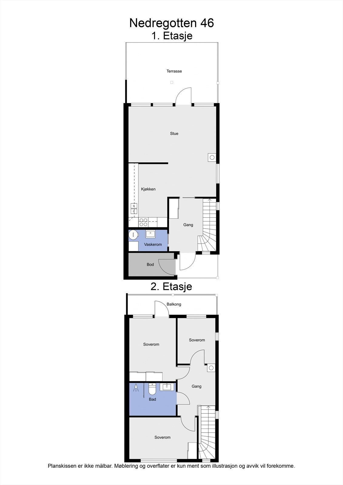 Plantegning Galleribilde