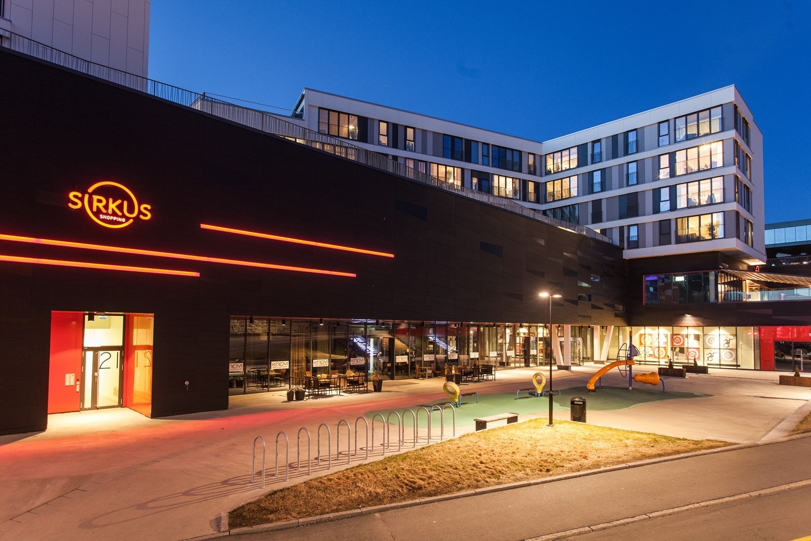 Det er også kort vei til Sirkus Shopping, Solsiden og Midtbyen. Galleribilde
