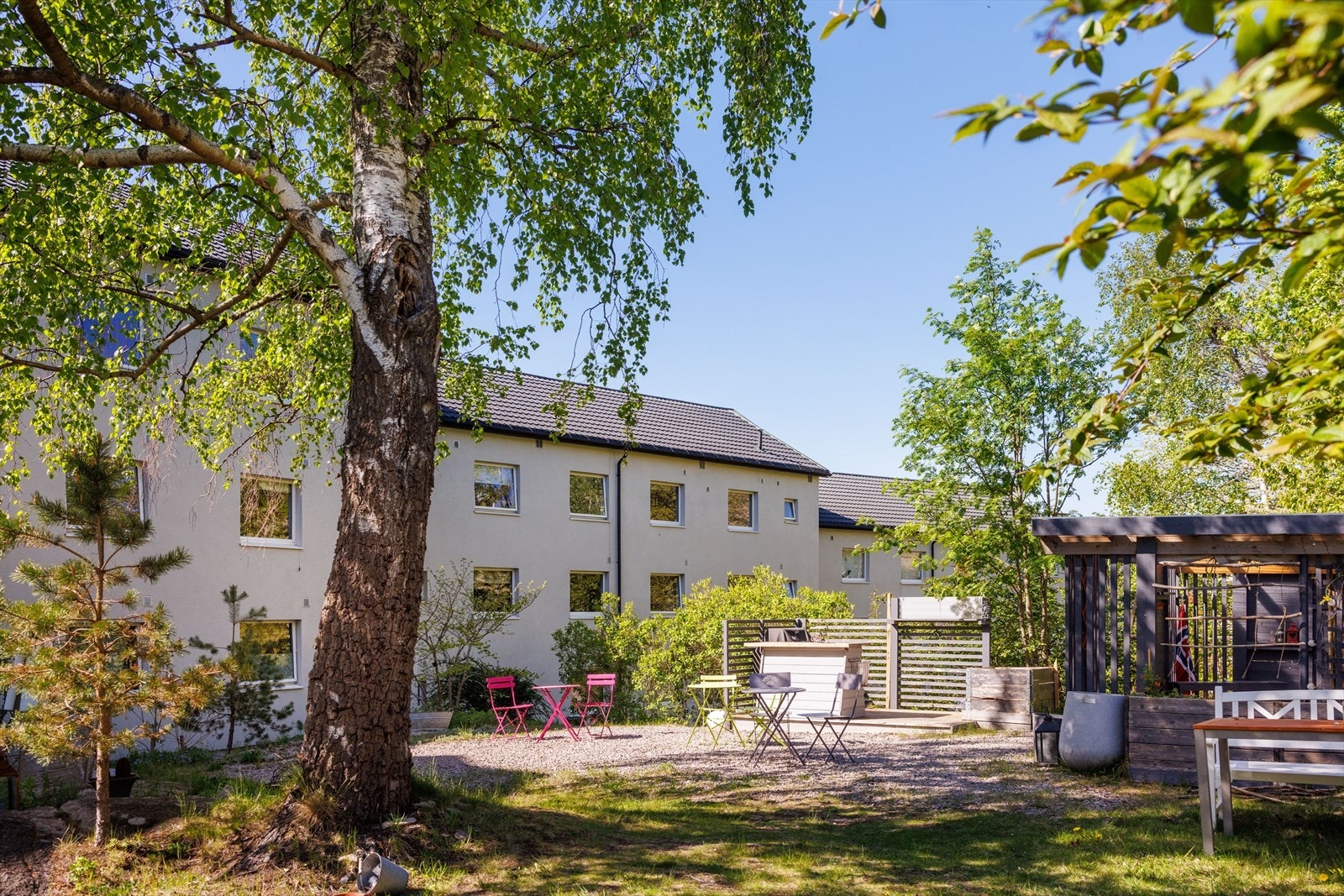 Fasade bakgård Galleribilde