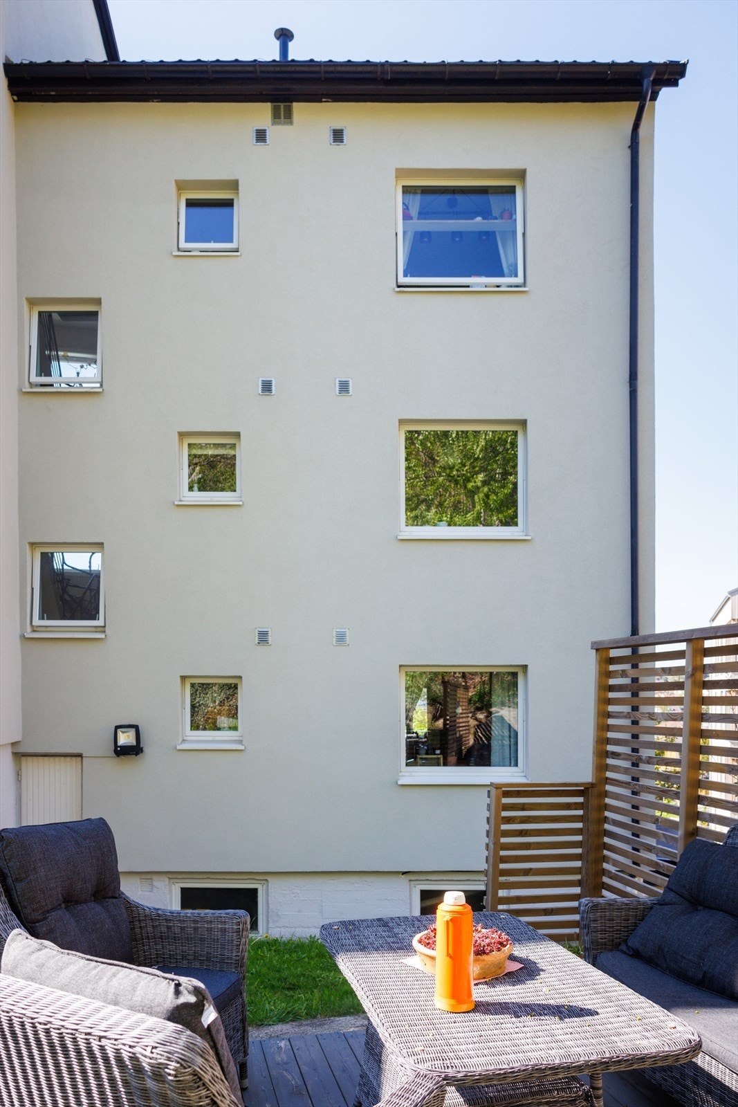 Fasade bakgård Galleribilde