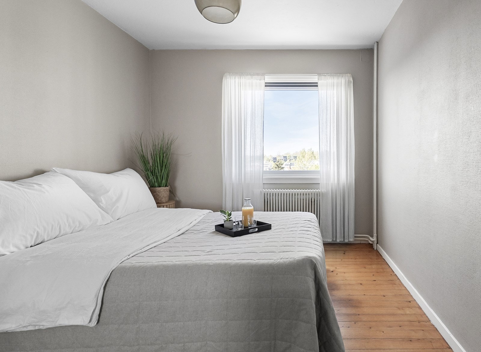 Her har man godt med naturlig lys inn på soverommet Galleribilde