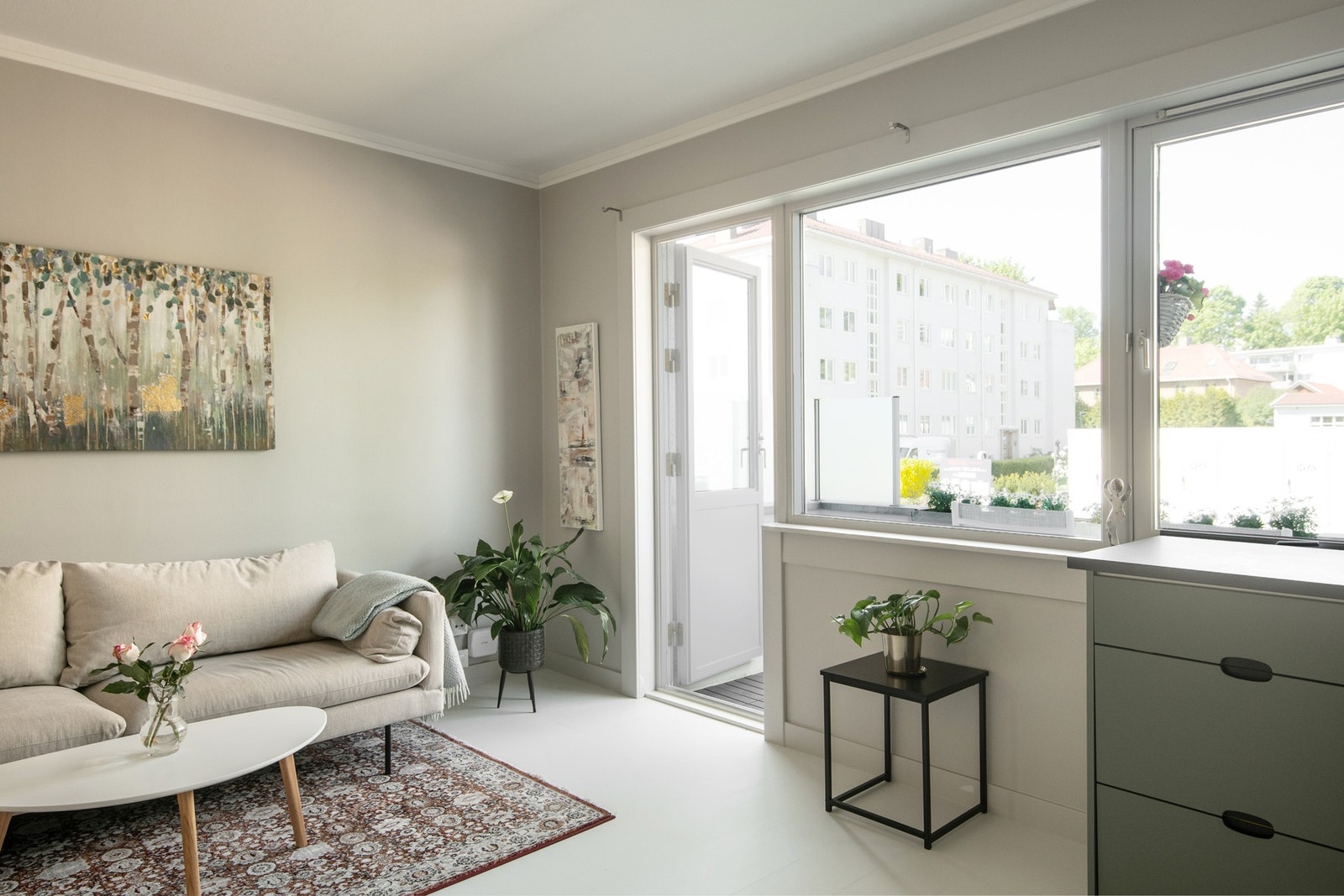Her får du gode innvendige lysforhold i både stue og på soverom. Galleribilde
