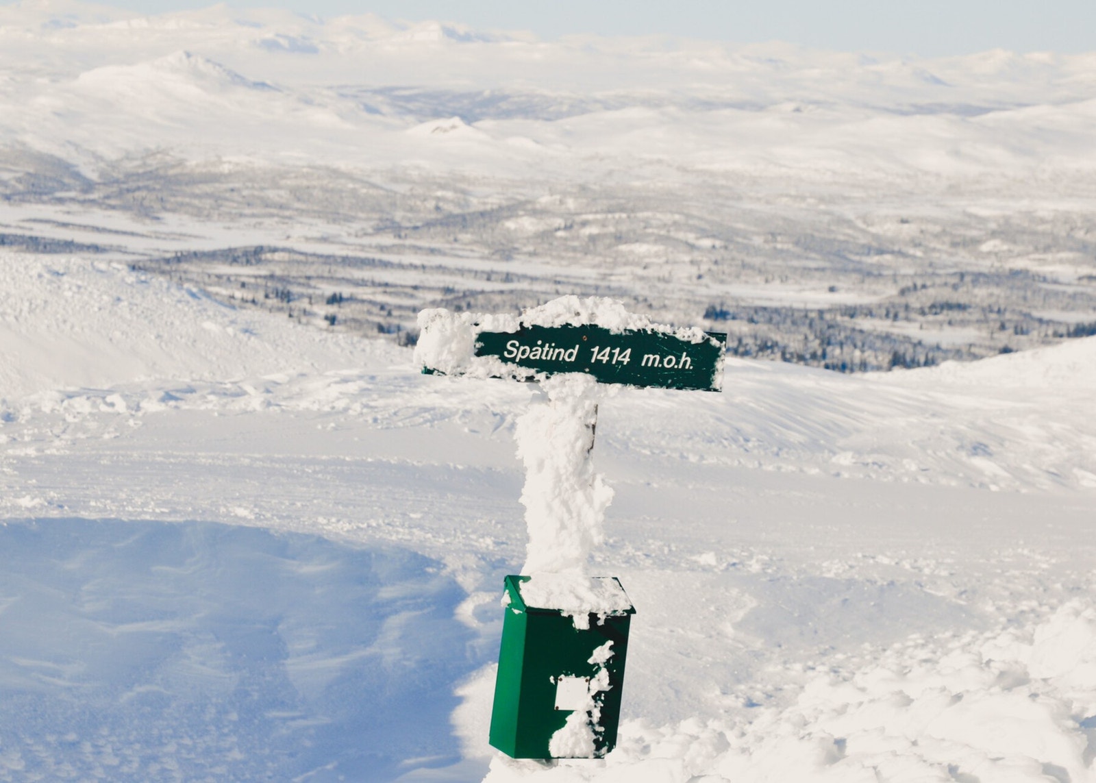 Spåtind er en fin skitur unna fra hytta! Galleribilde