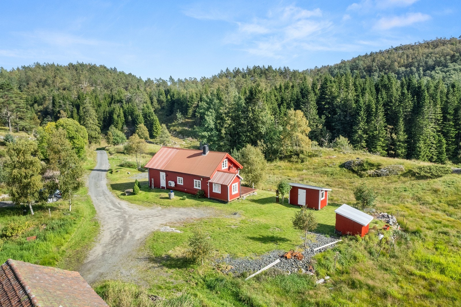 Idyllisk landssted fra ca. 1880 Galleribilde