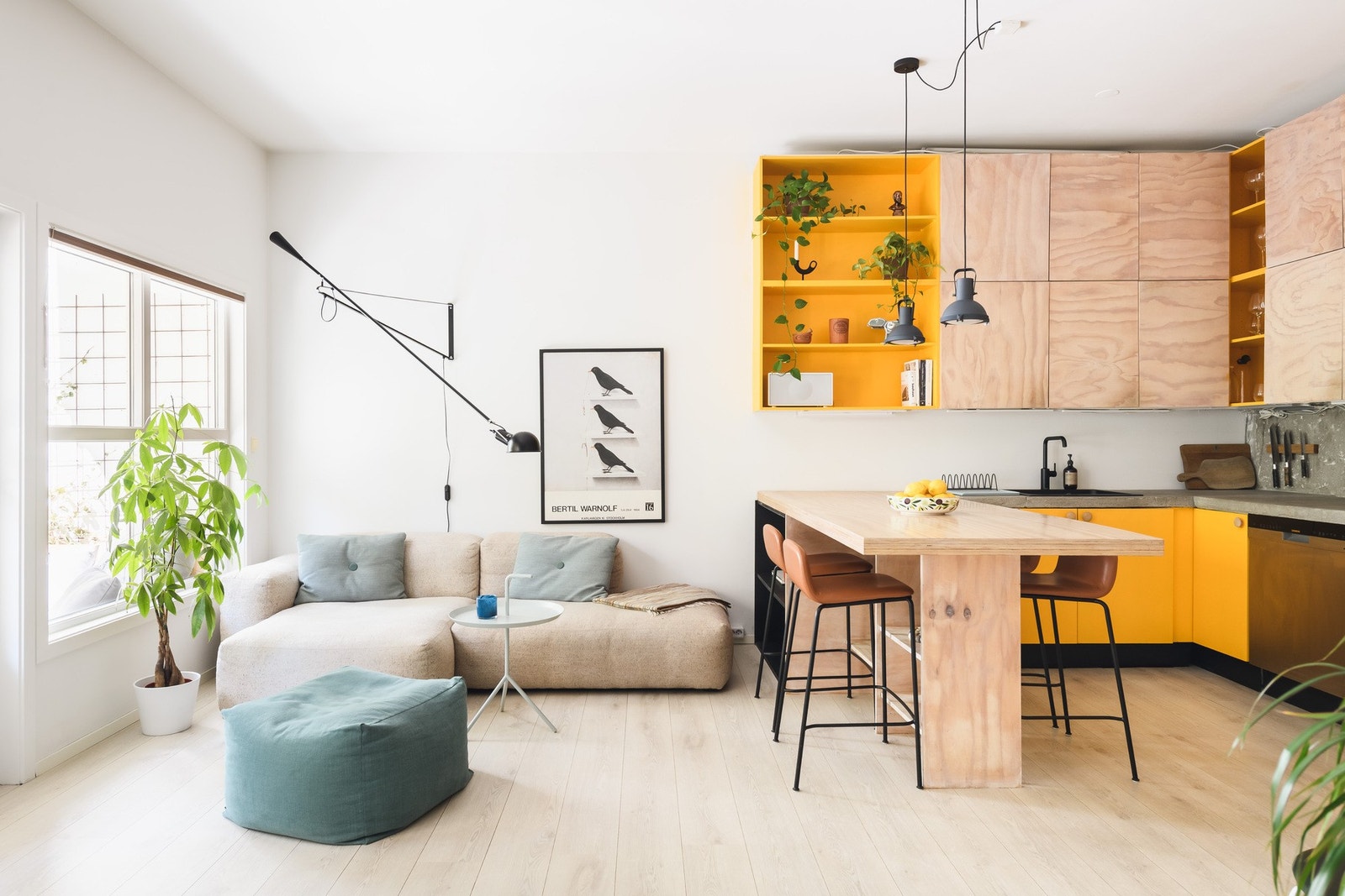 Moderne og stilren 2-roms leilighet med unik atmosfære. Galleribilde