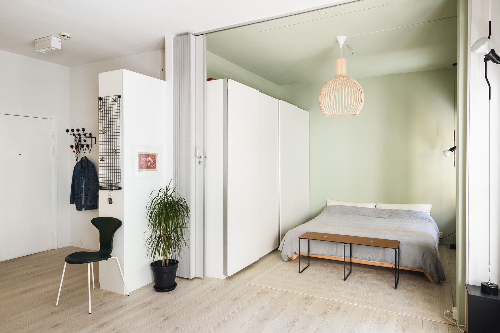 Lyst og hyggelig soverom. Galleribilde