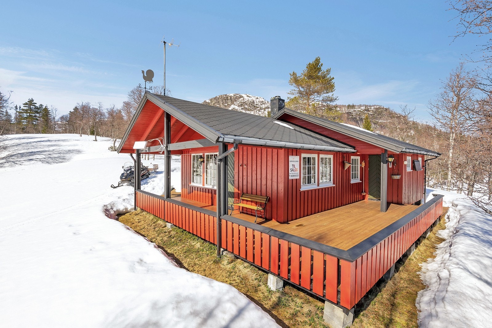 Det er gode solforhold på eiendommen Galleribilde