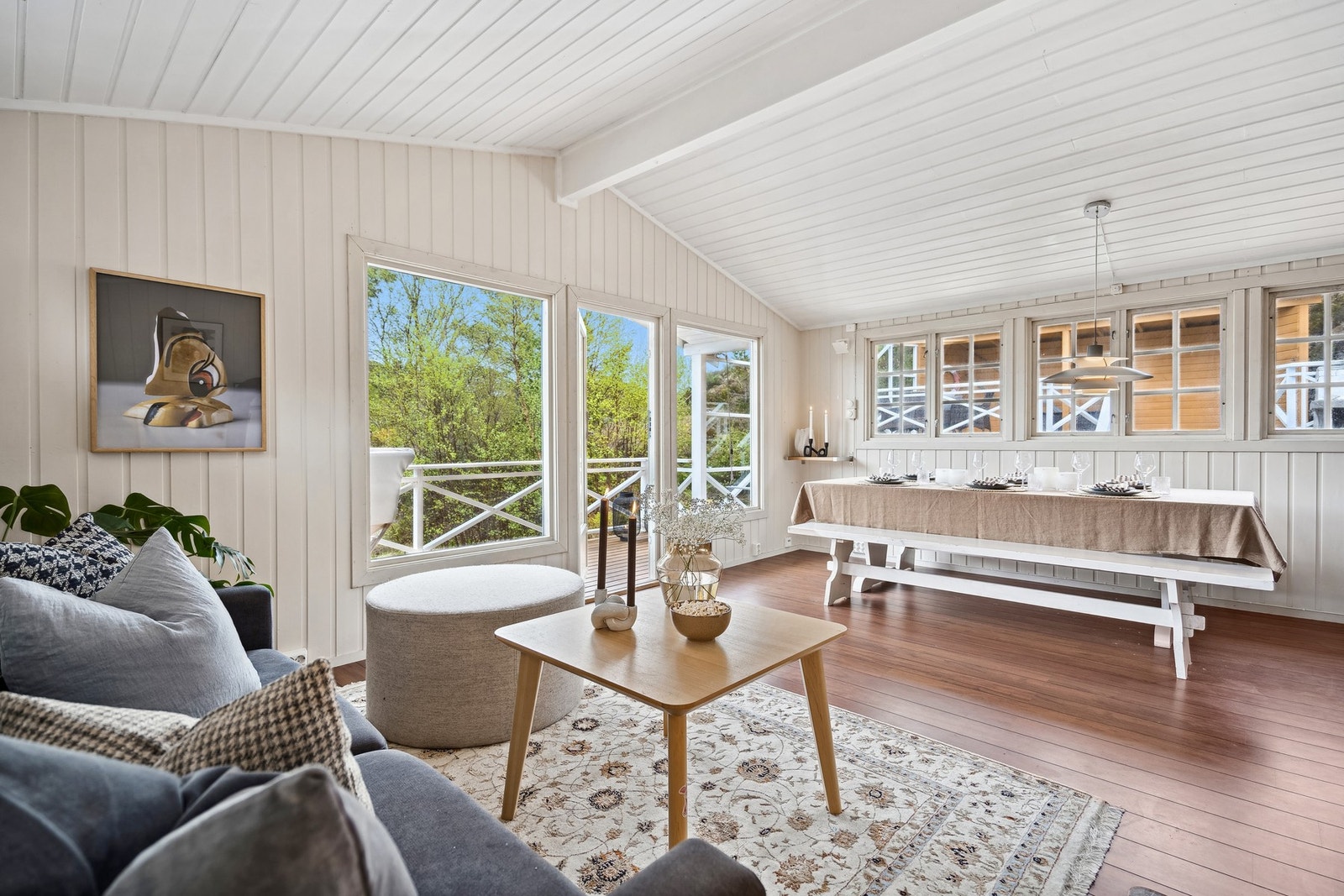 Hytta har innlagt sommervann som avstenges på vinteren Galleribilde