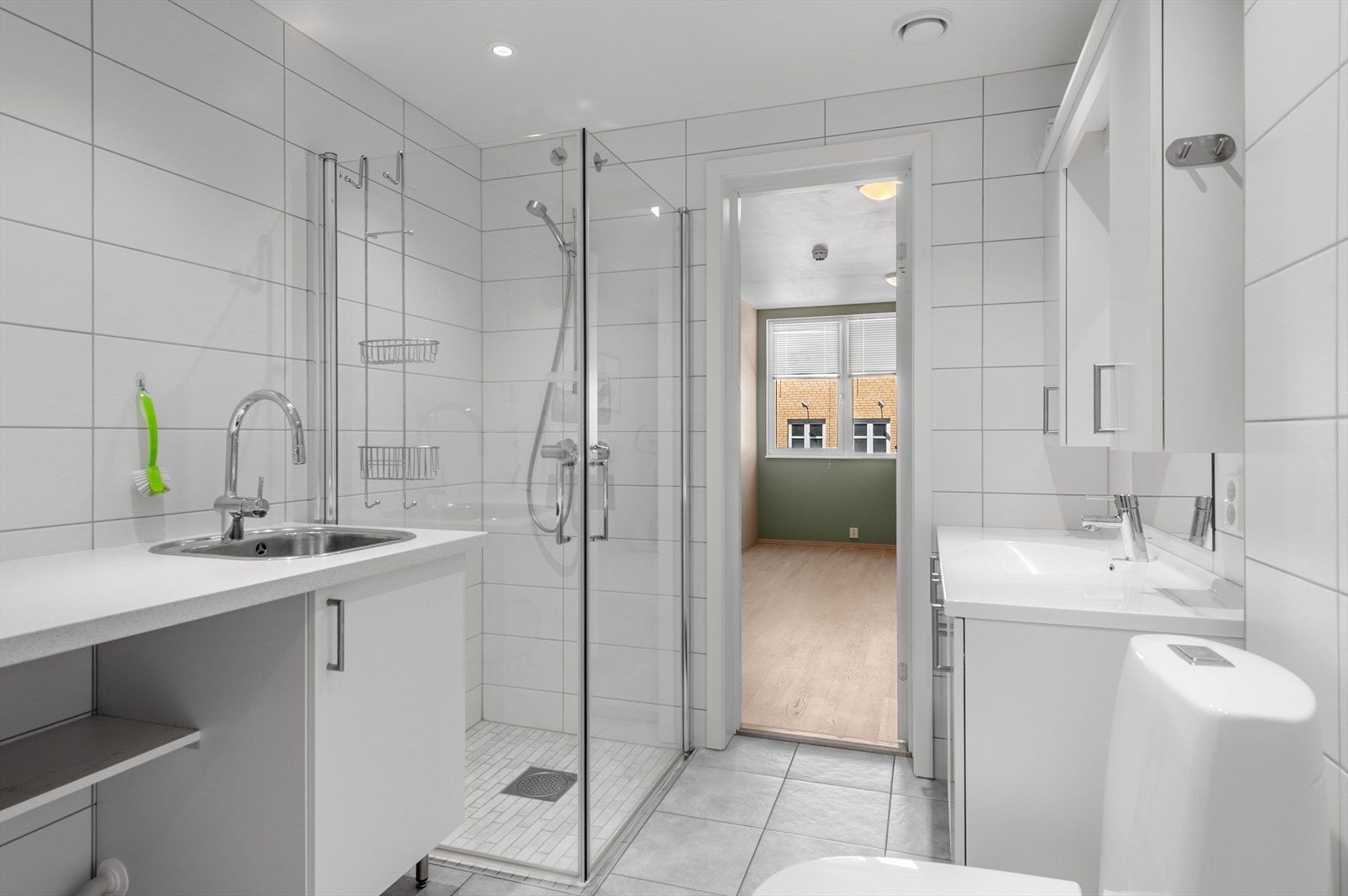 Opplegg til vaskemaskin og utslagskum Galleribilde