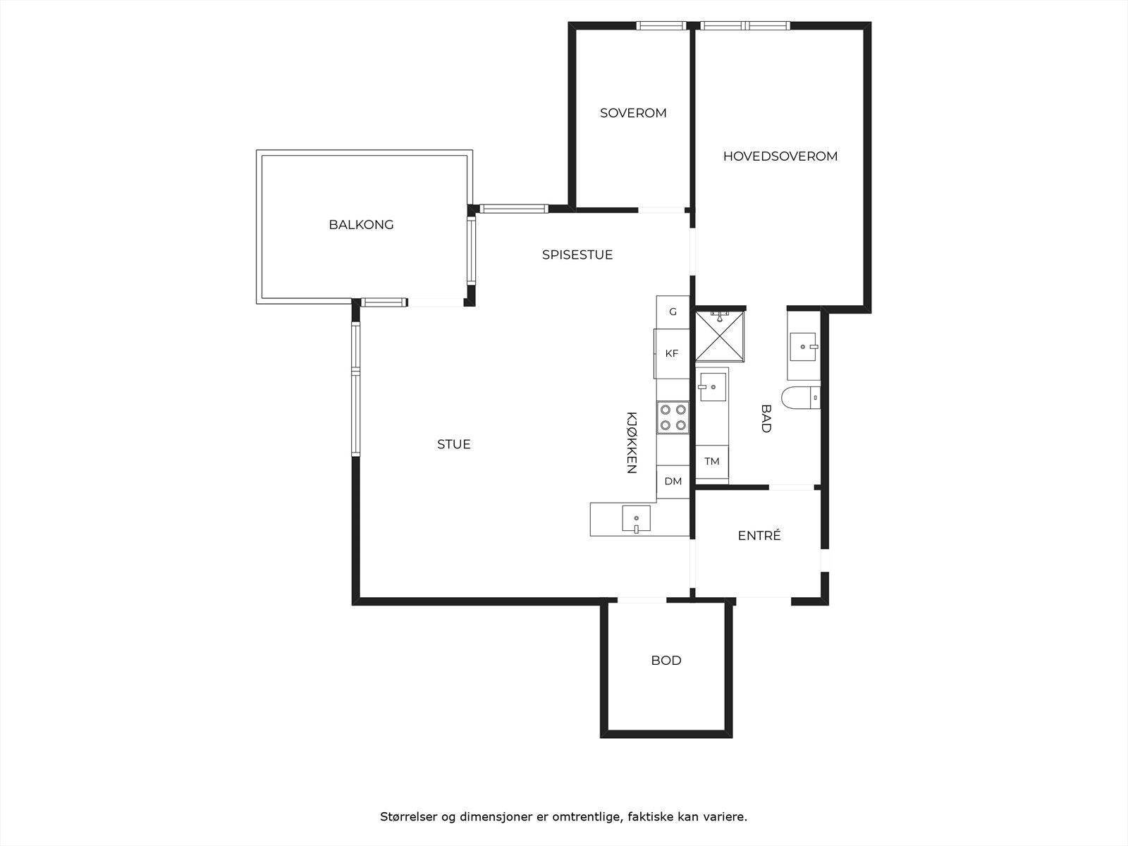 Plantegning Galleribilde