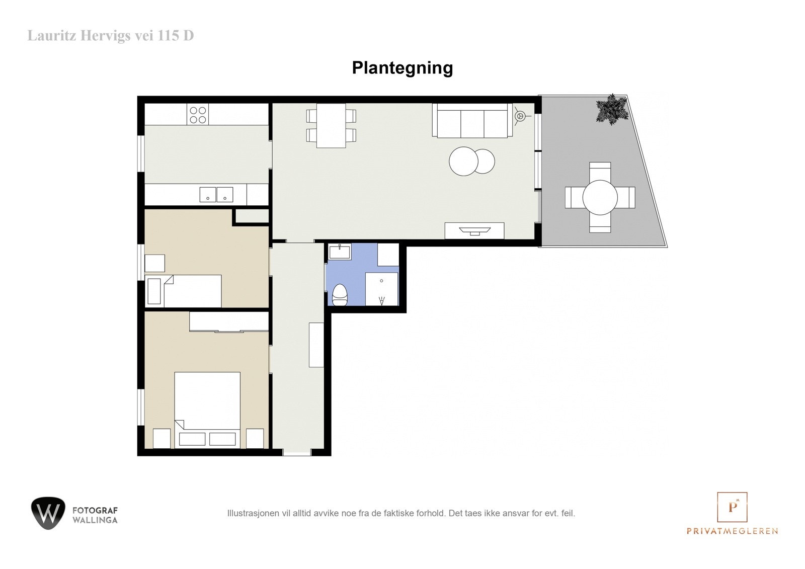 Plantegning Galleribilde