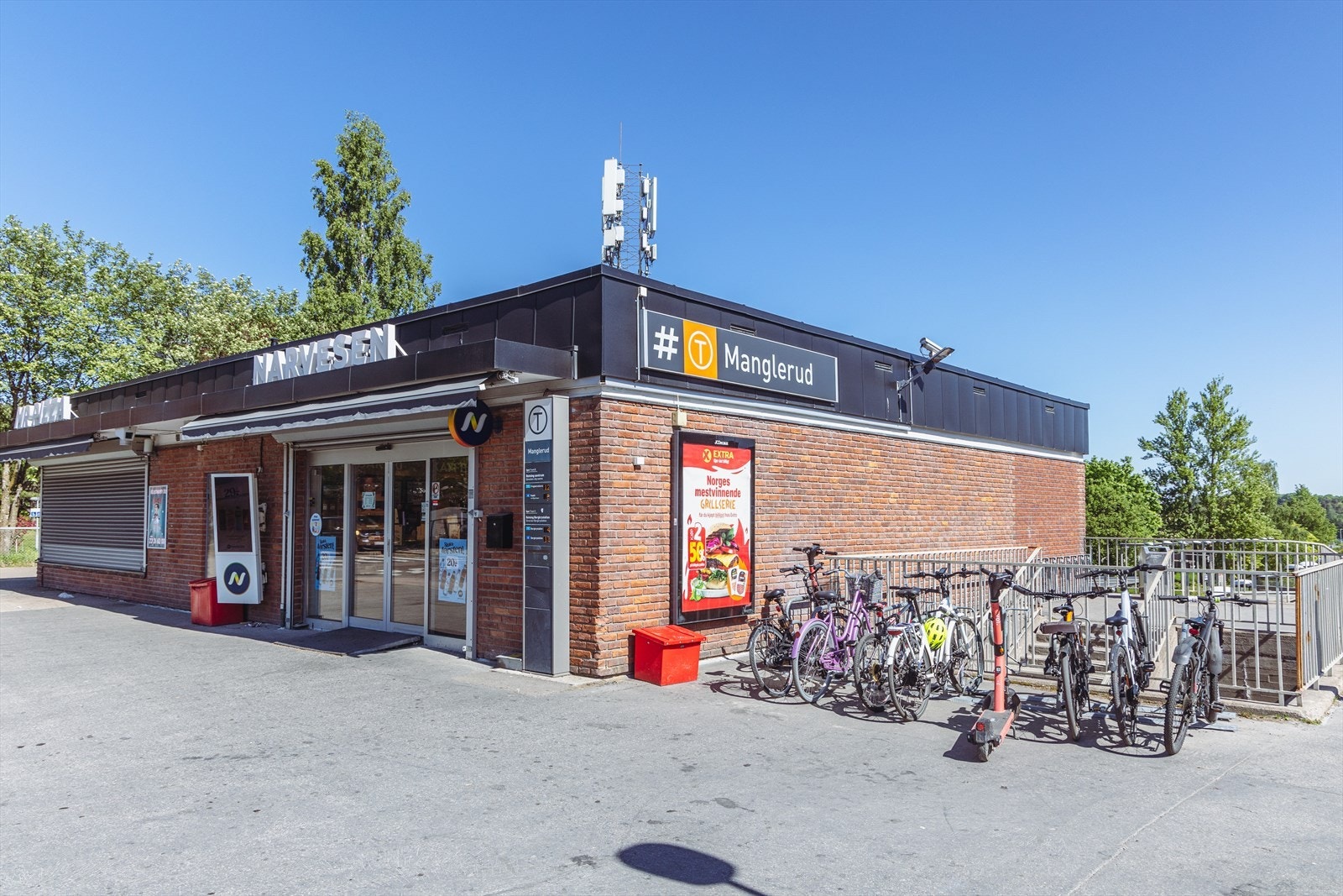 Manglerud t-bane. Galleribilde