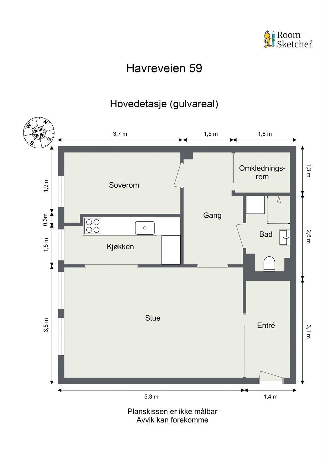 Plantegning. Galleribilde