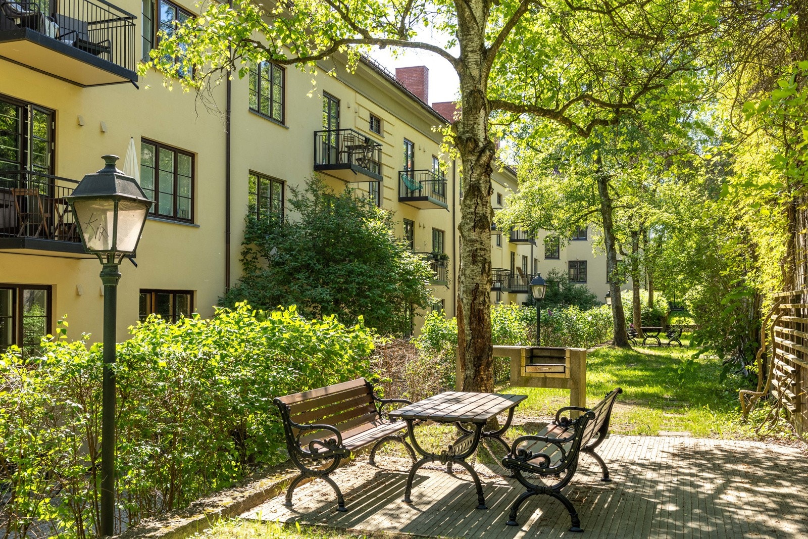 Her kan man nyte fine sommermiddager med venner og familie. Galleribilde