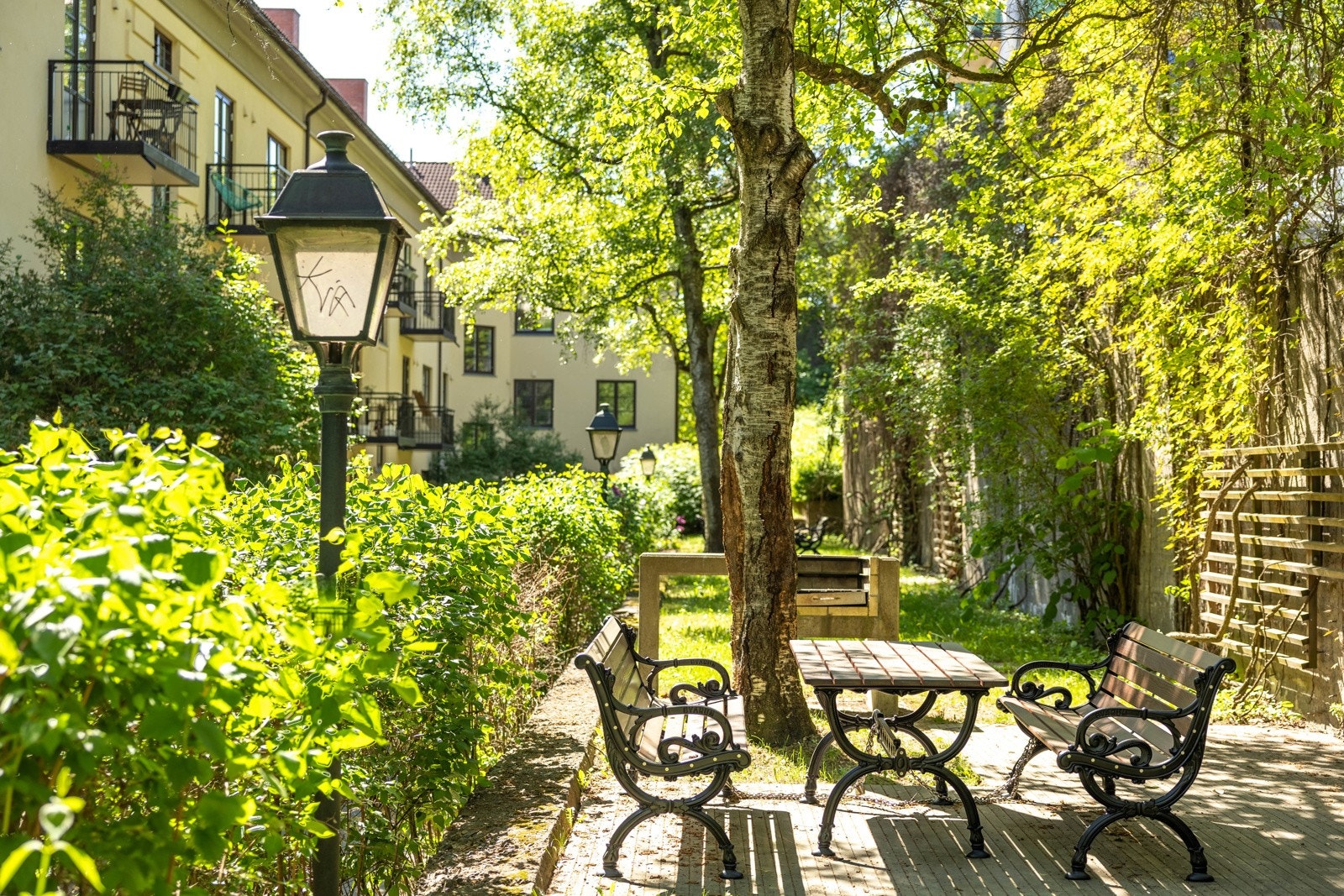 Felles uteareal. Galleribilde