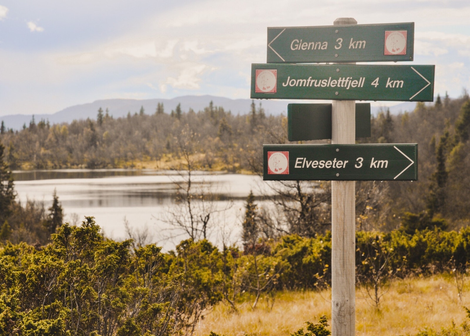 I området er det mange muligheter for turer både sommer som vinter Galleribilde