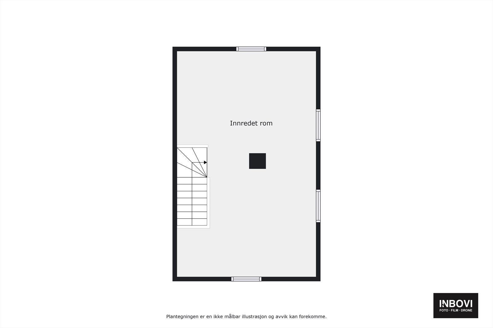 Plantegning loft Galleribilde
