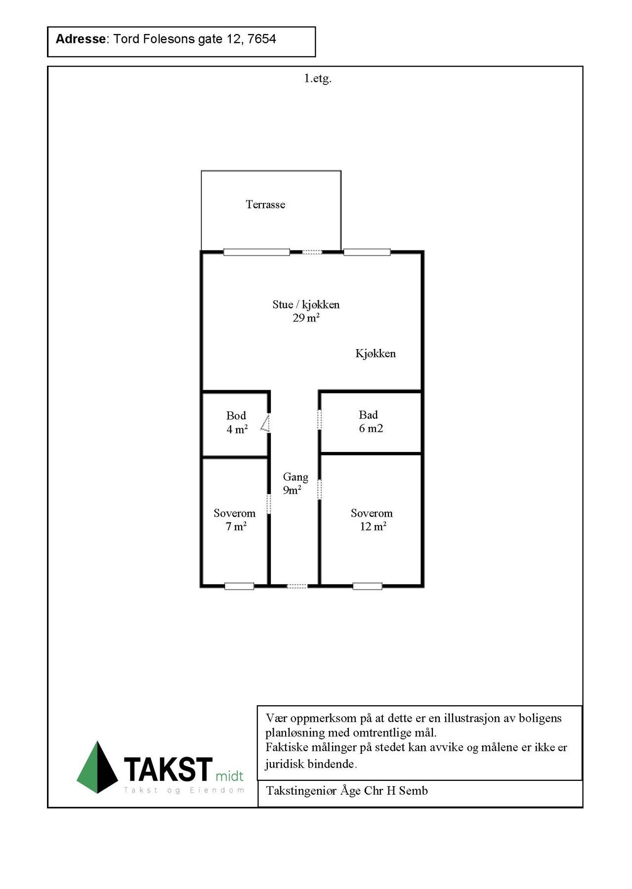 Planskisse. Galleribilde