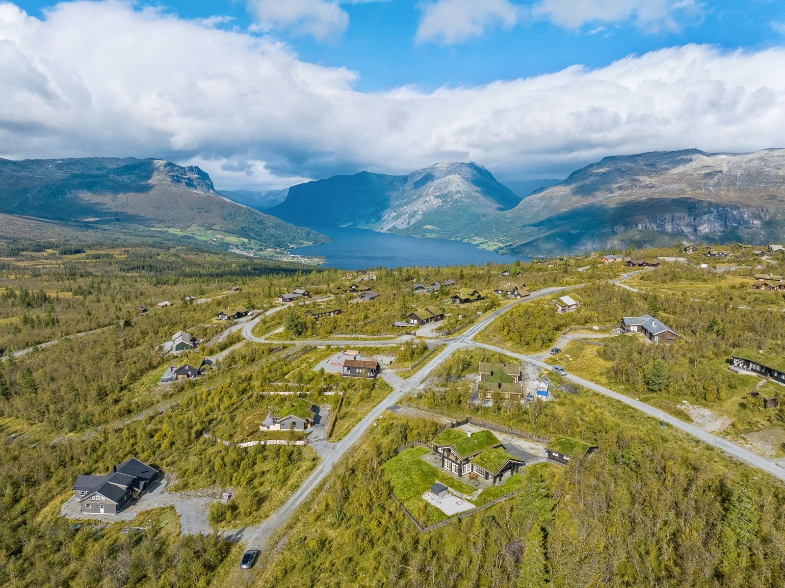 Sommerbilde av området. Galleribilde