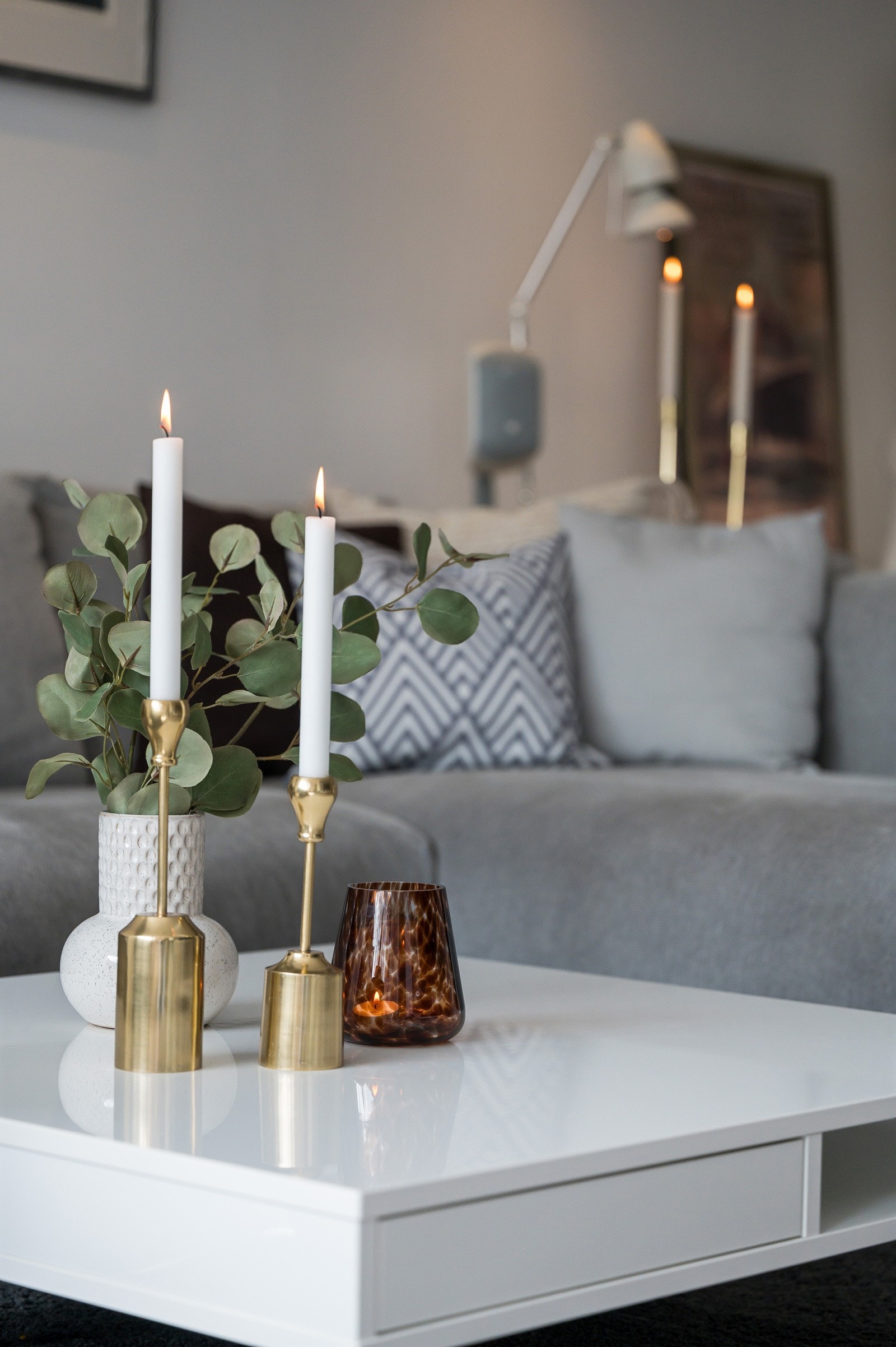 Detaljbilde fra stuen. Galleribilde