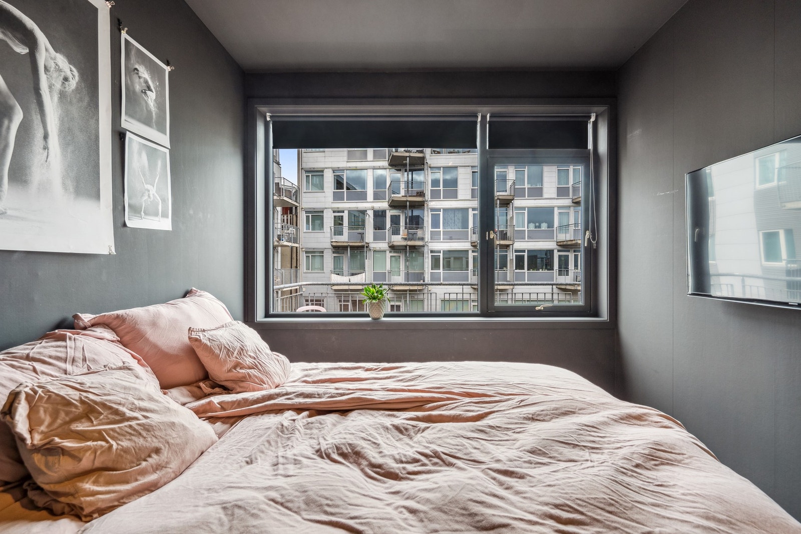 Begge er malt i stilige farger. Galleribilde