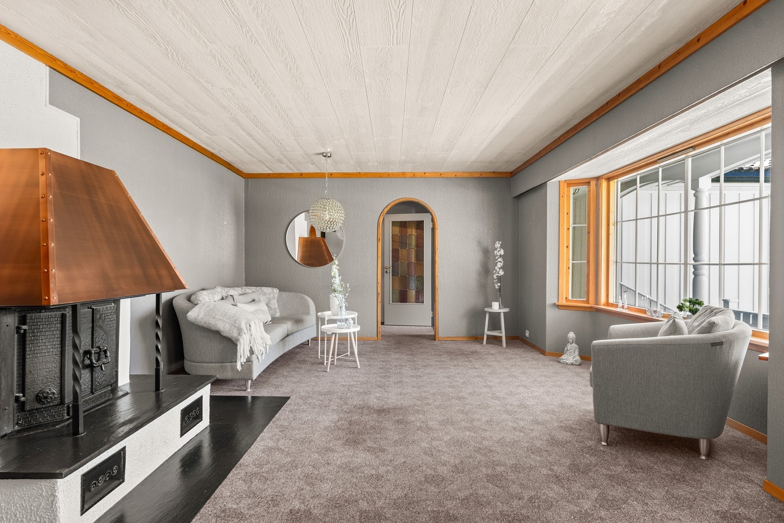 Her er plass til flere sittegrupper. Galleribilde