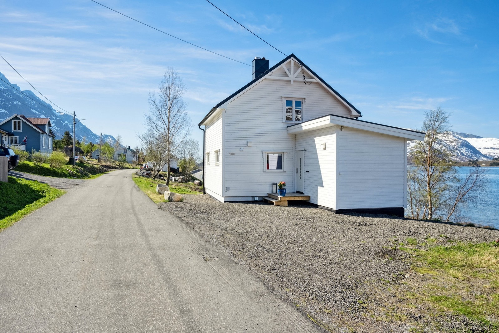 Her har du adkomst og parkeringsområdet Galleribilde