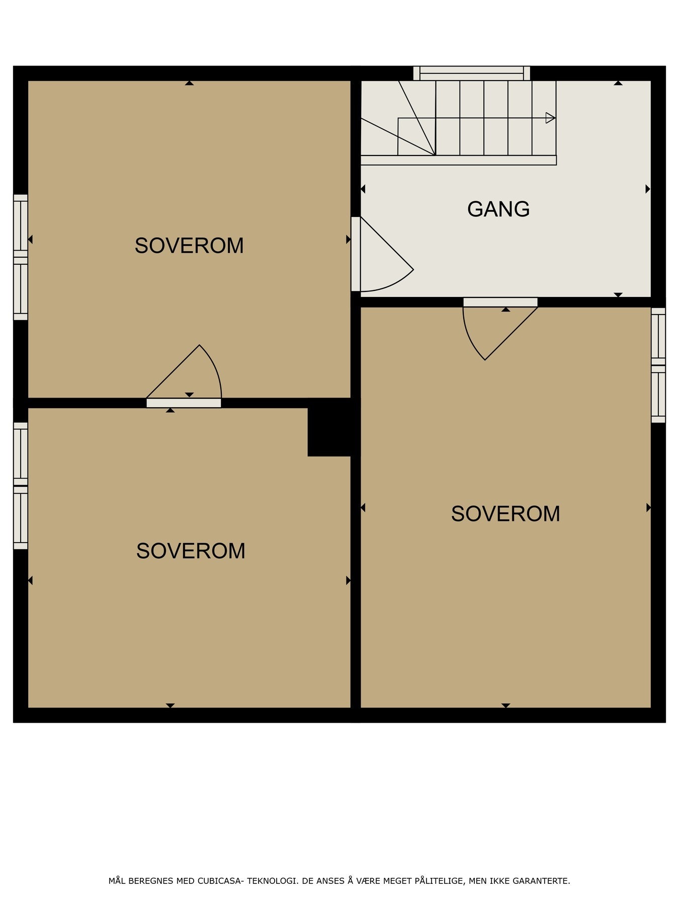 Planløsning på loftet Galleribilde