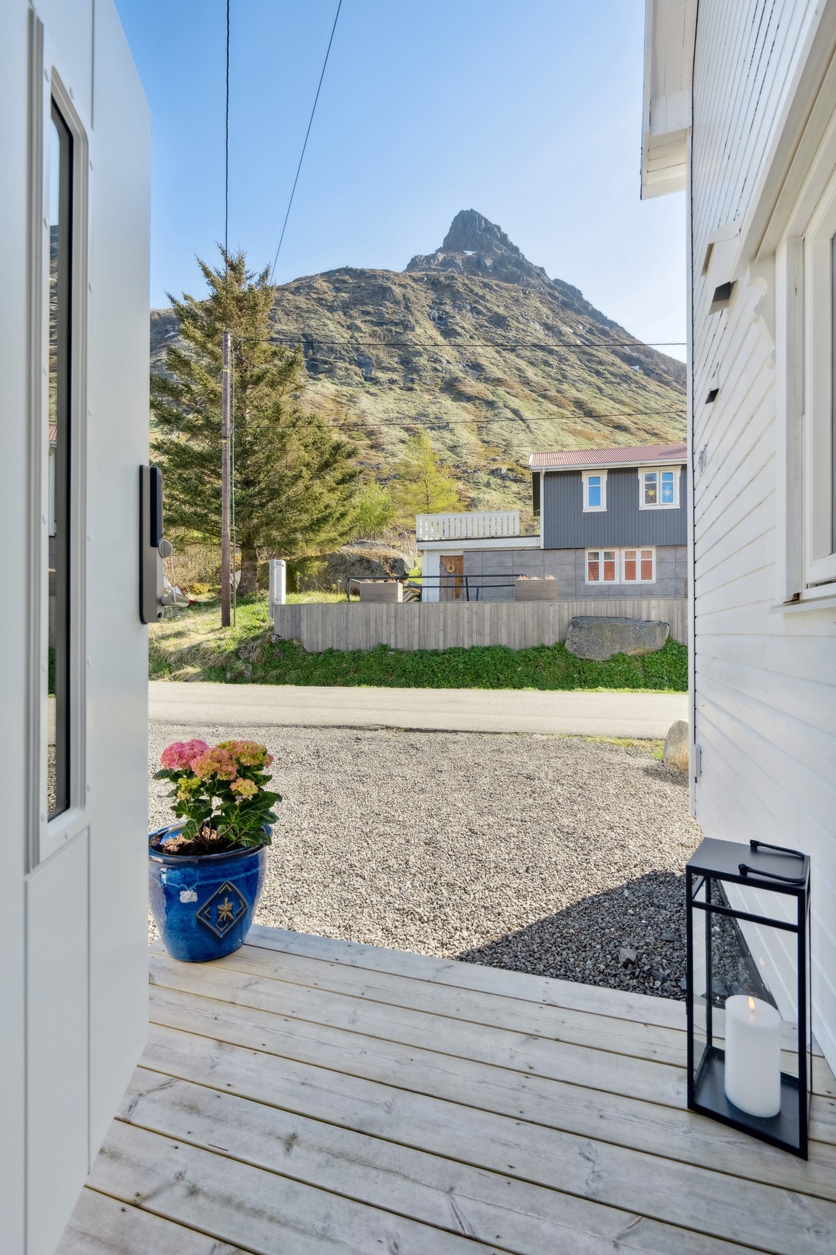 Her ser du inngangspartiet Galleribilde