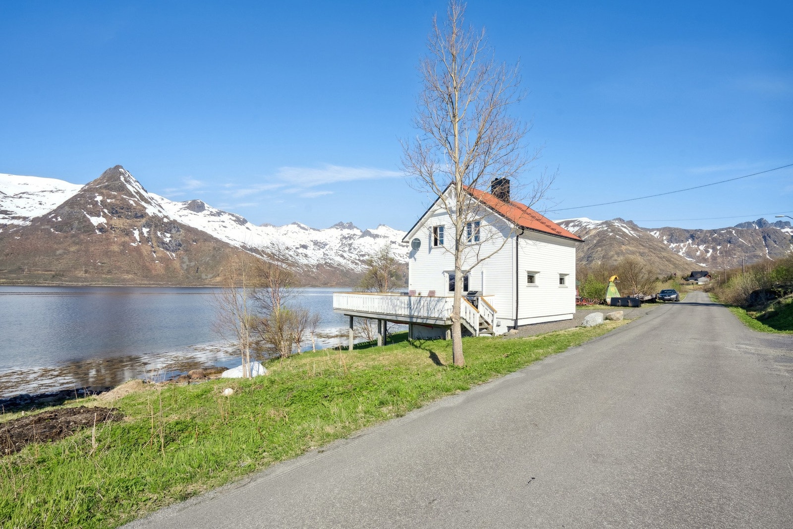 Eiendommen ligger fint til i et rolig område Galleribilde