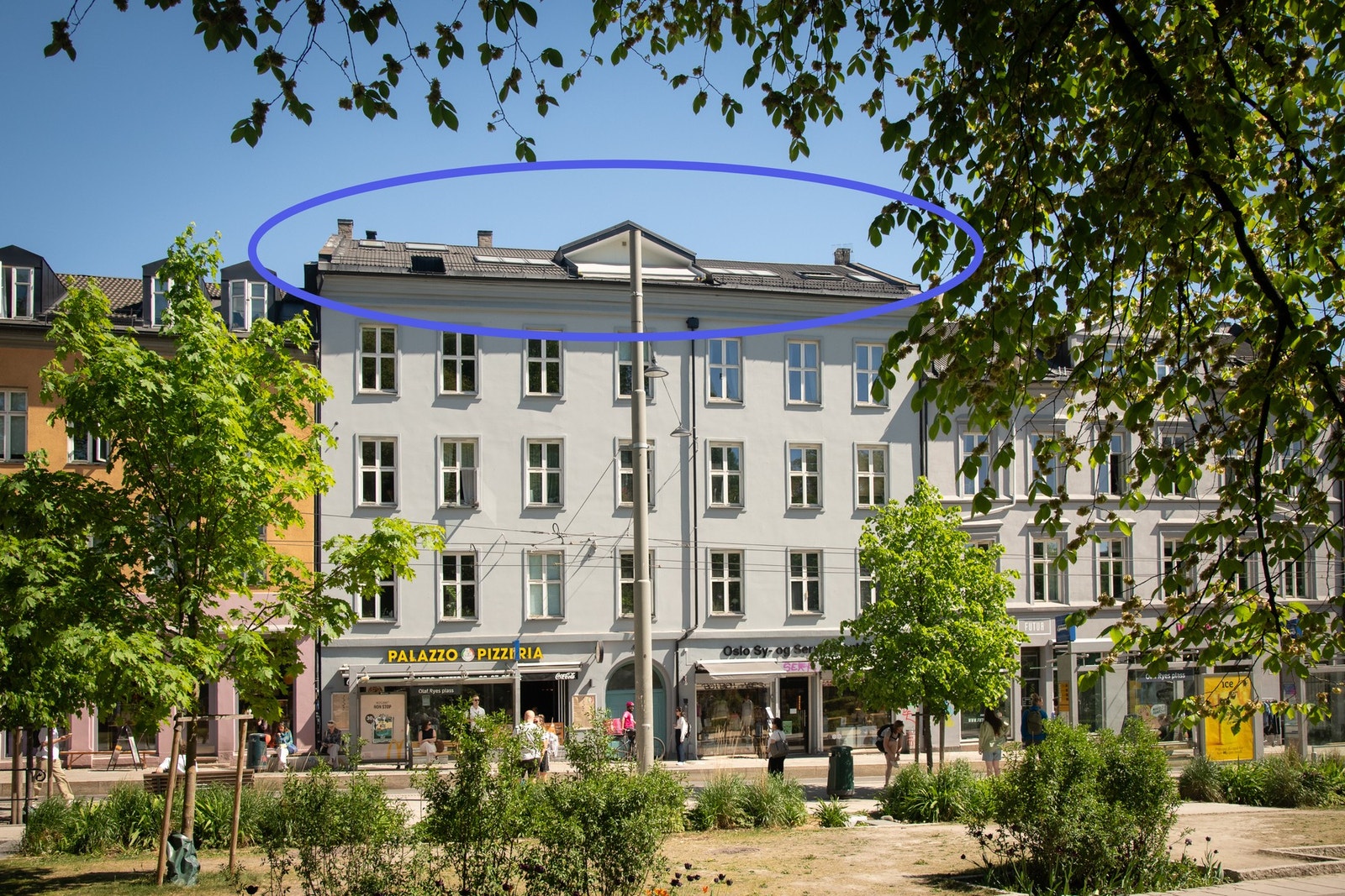 Grünerløkka er et mangfoldig og spennende område med et rikt forretnings- og kulturliv, mange kafeer og restauranter. Galleribilde