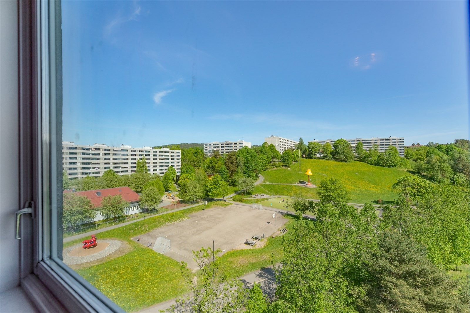 Utsikten fra soverommet Galleribilde