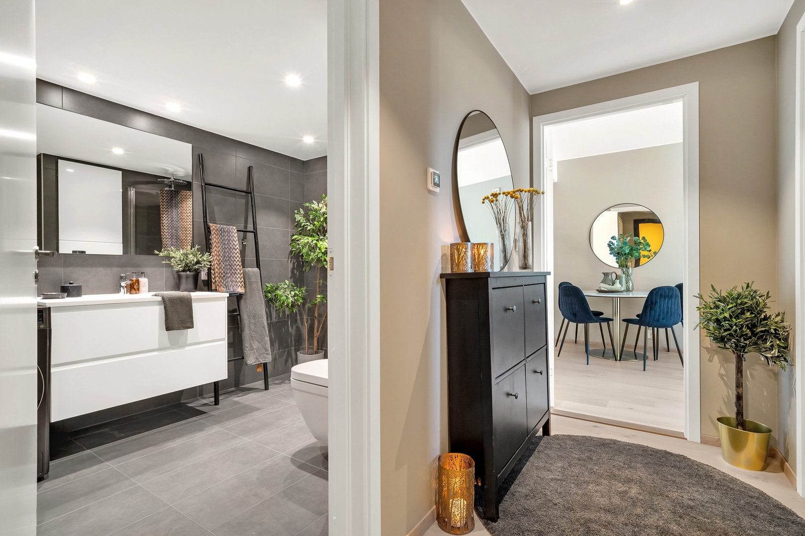 Gang sett mot bad. Galleribilde