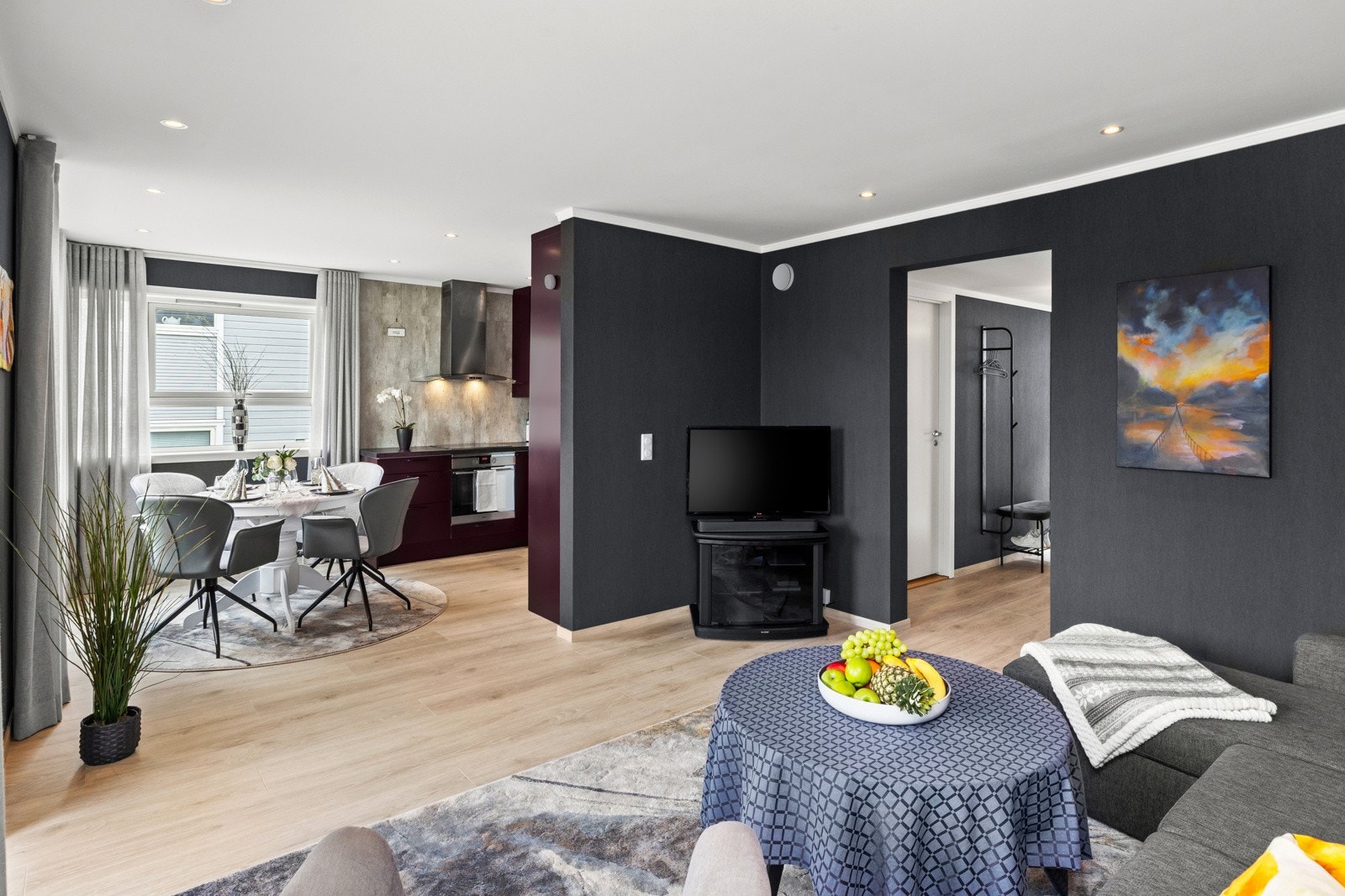 Her er det trivelig å komme hjem og hyggelig å ønske gjester velkommen. Galleribilde