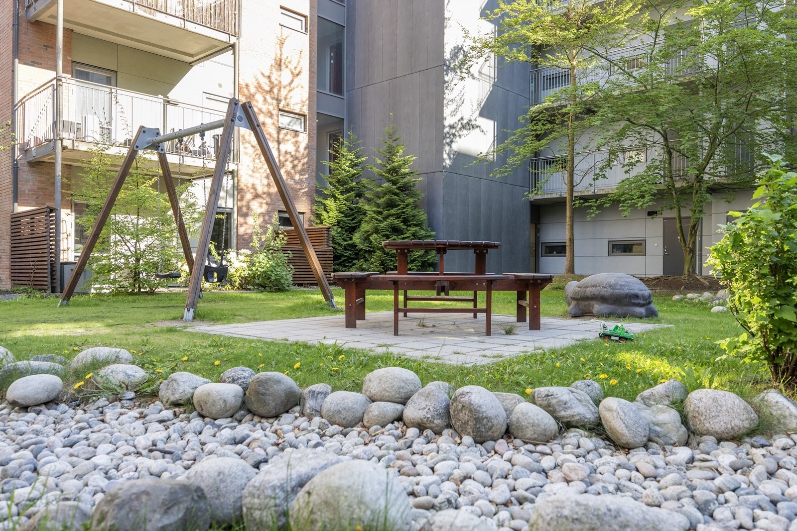 Kværnerbyen har flere flotte, grønne fellesområder beboerne setter pris på Galleribilde