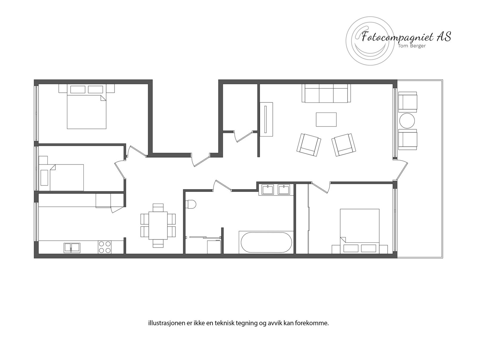 Plantegning Galleribilde
