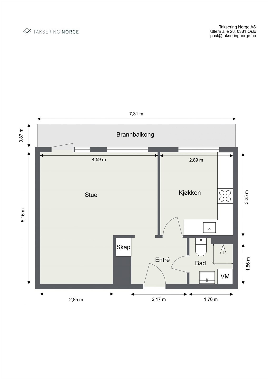 Planløsning. Galleribilde