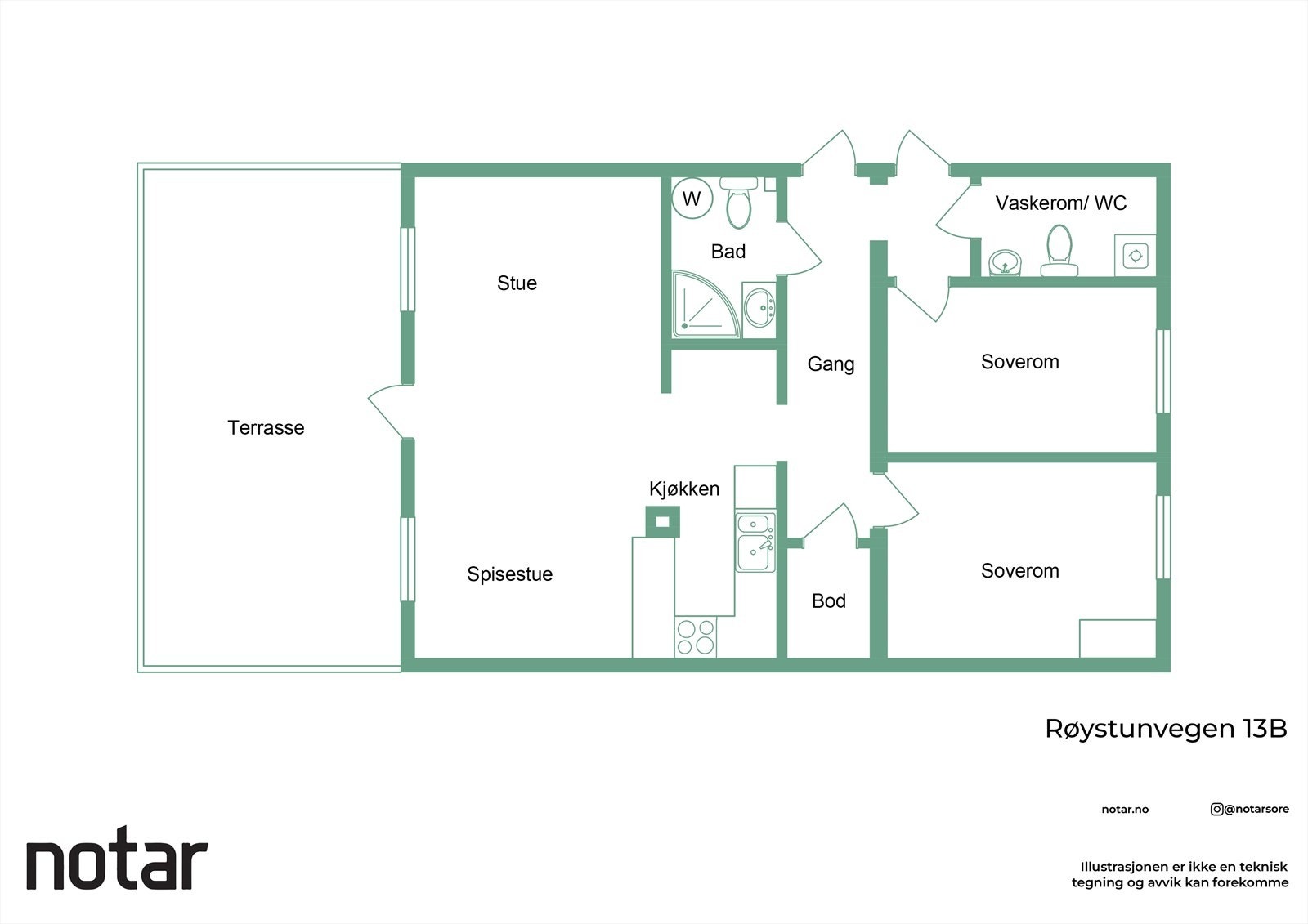 Plantegning Galleribilde