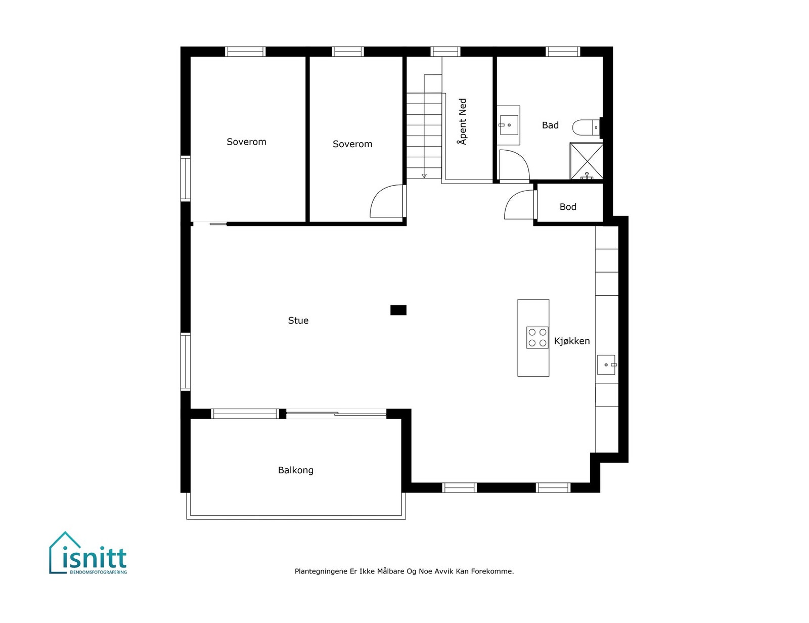 Plantegning 3. etg. Galleribilde