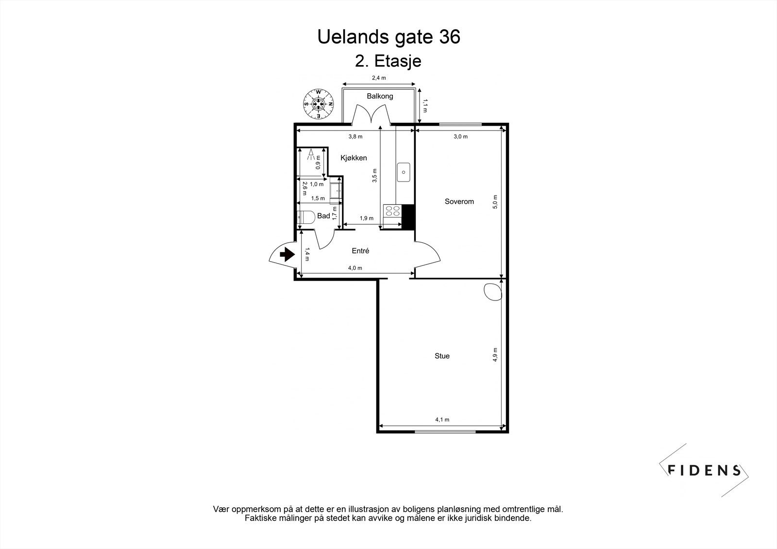 Plantegning Galleribilde