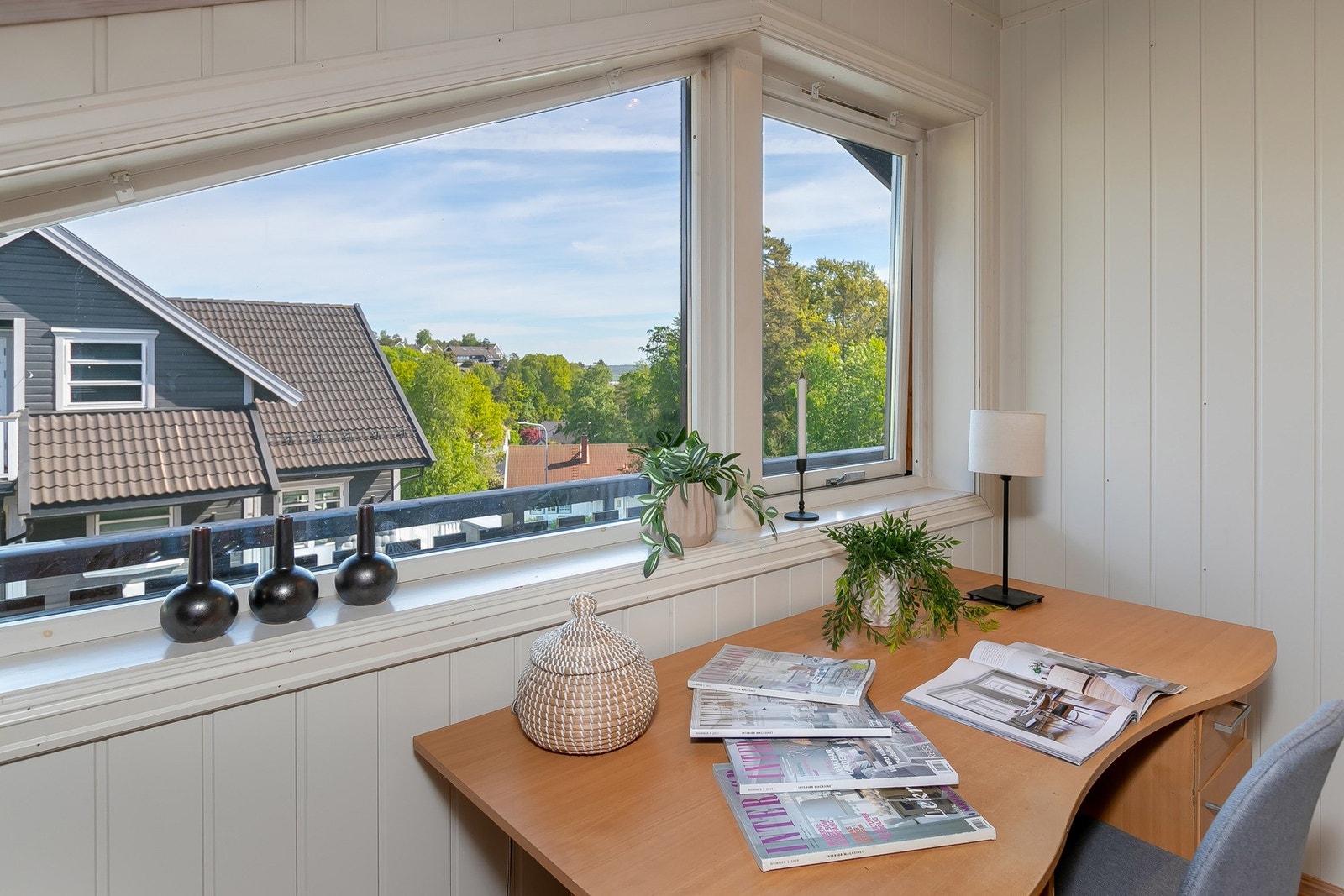 Utsikt fra soverommet. Galleribilde