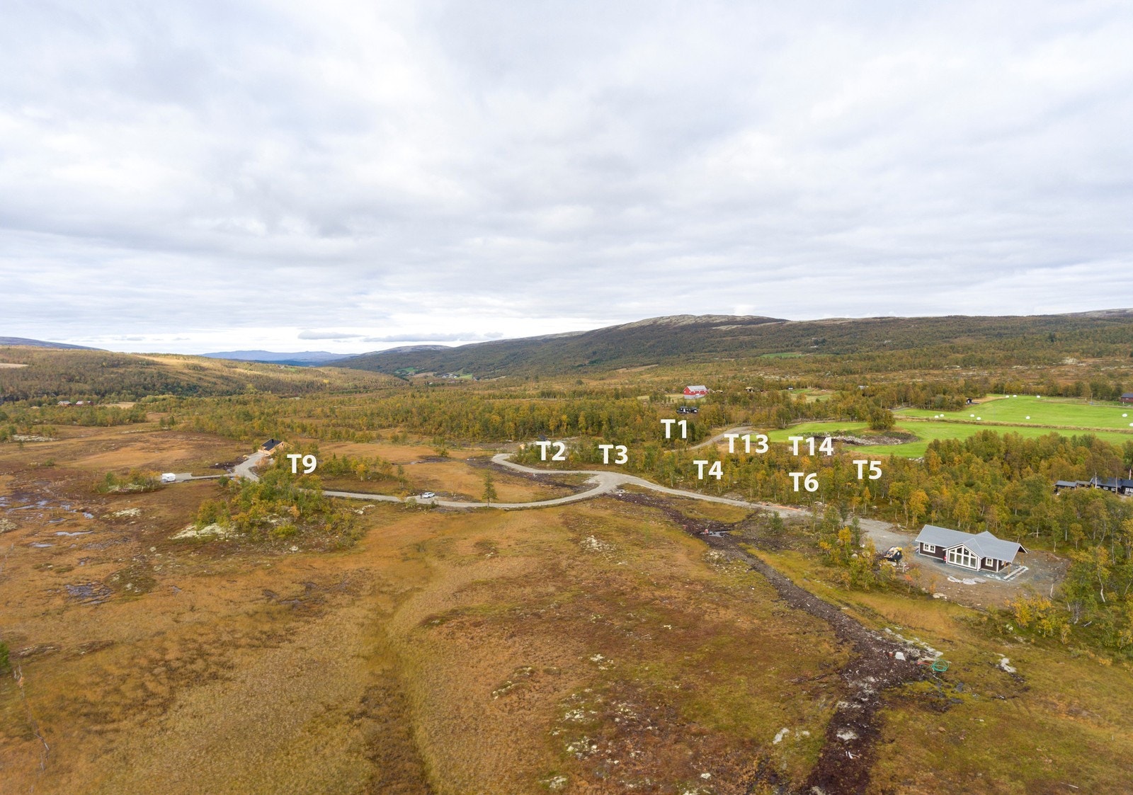 Det er fortsatt flere meget gode tomtemuligheter ledig i Borren Galleribilde